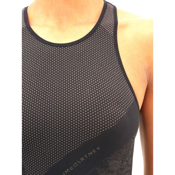 ADIDAS by STELLA MCCARTNEY Stretch Jacquard Tank Black - Size Large - NWT - Picture 7 of 9